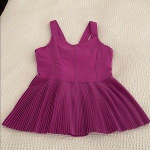 Lululemon pleated peplum top